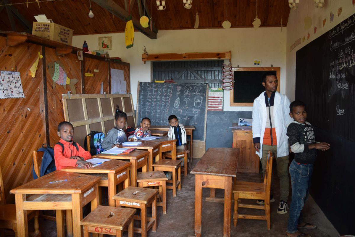 Classroom chalkboard
